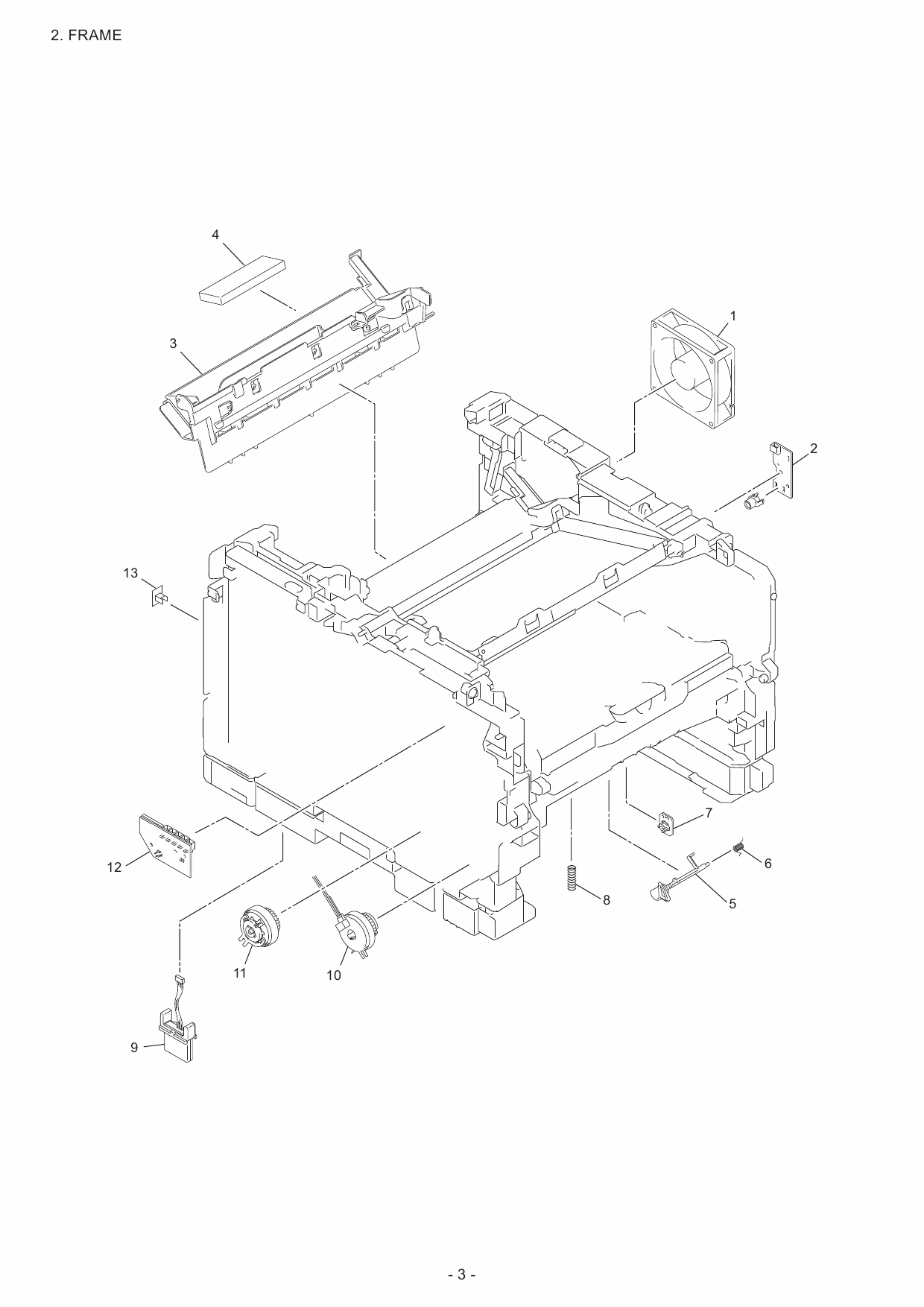 Brother Laser-MFC DCP-8110 8112 8150 8152 8155 8157 8250 MFC-8510 8512 8515 8520 8710 8712 8910 8912 8950 8952 Parts Reference-4